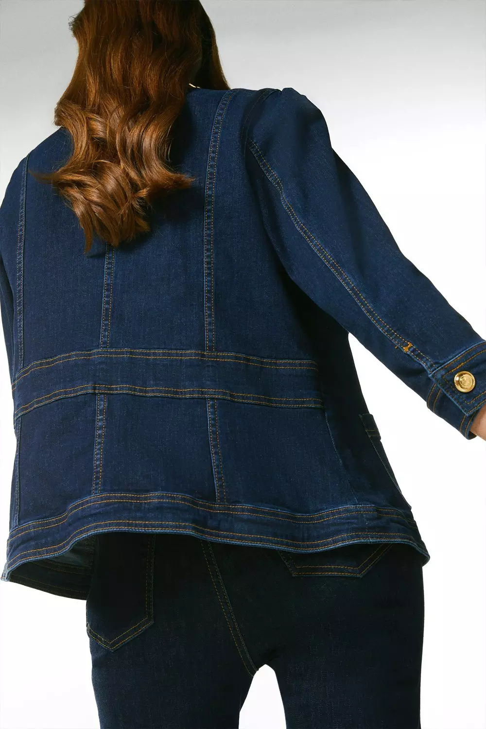 Karen millen denim jacket hotsell